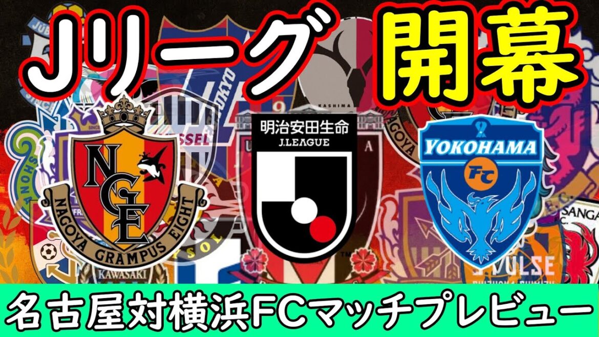 【名古屋対横浜FC】ユンカー＆マテウス最恐コンビ登場は！？横浜ＦＣは積極補強でＪ１へ殴り込み！【Ｊリーグ】