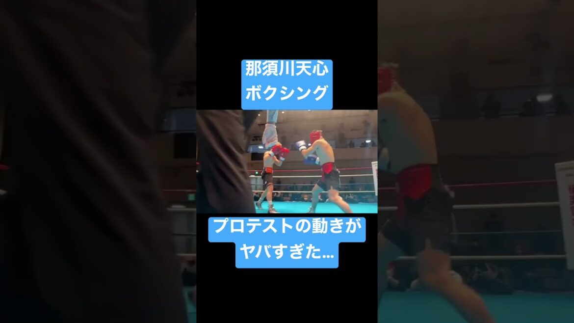 【神童の第二章】那須川天心のボクシングプロテストの動きがヤバすぎる件。#那須川天心 #ボクシング  #神童#amazonprime