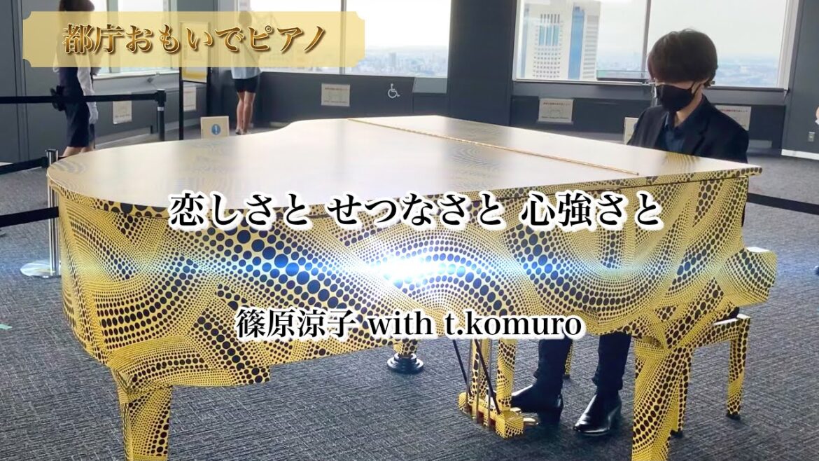 【都庁ピアノ】ストリートピアノ篠原涼子 with t.komuro『恋しさと せつなさと 心強さと』 (Piano cover)