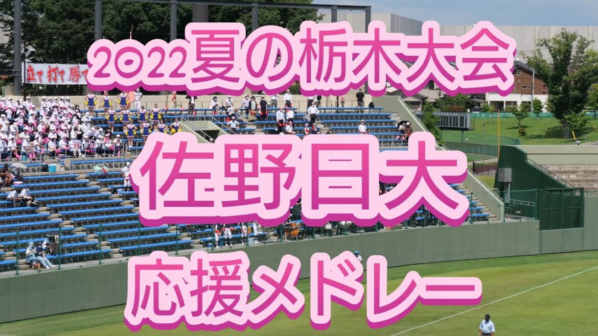 【2022夏の栃木大会】 佐野日大　応援メドレー