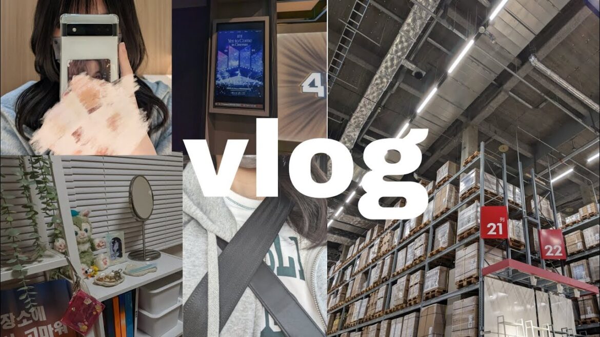 中学生の休日vlog/BTSの映画/BSSのアルバム開封  #carat #中学生 #vlog #btsarmy
