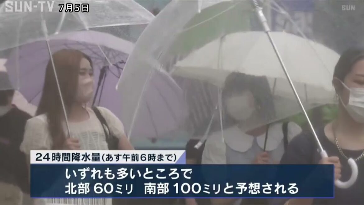 台風4号は温帯低気圧に 気象台は土砂災害に注意呼び掛け