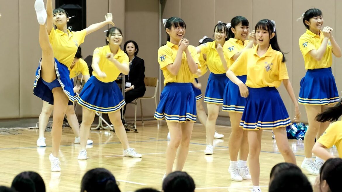 準備万端整い、公開練習に踏み切るチア【二松学舎大学附属高等学校チアリーダー部 PLUCKYS 】