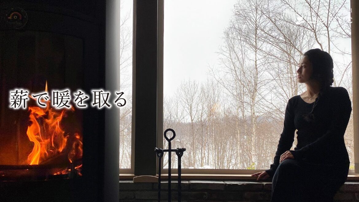 薪で暖を取る│柴咲コウ 〜Solitude 森の暮らし〜