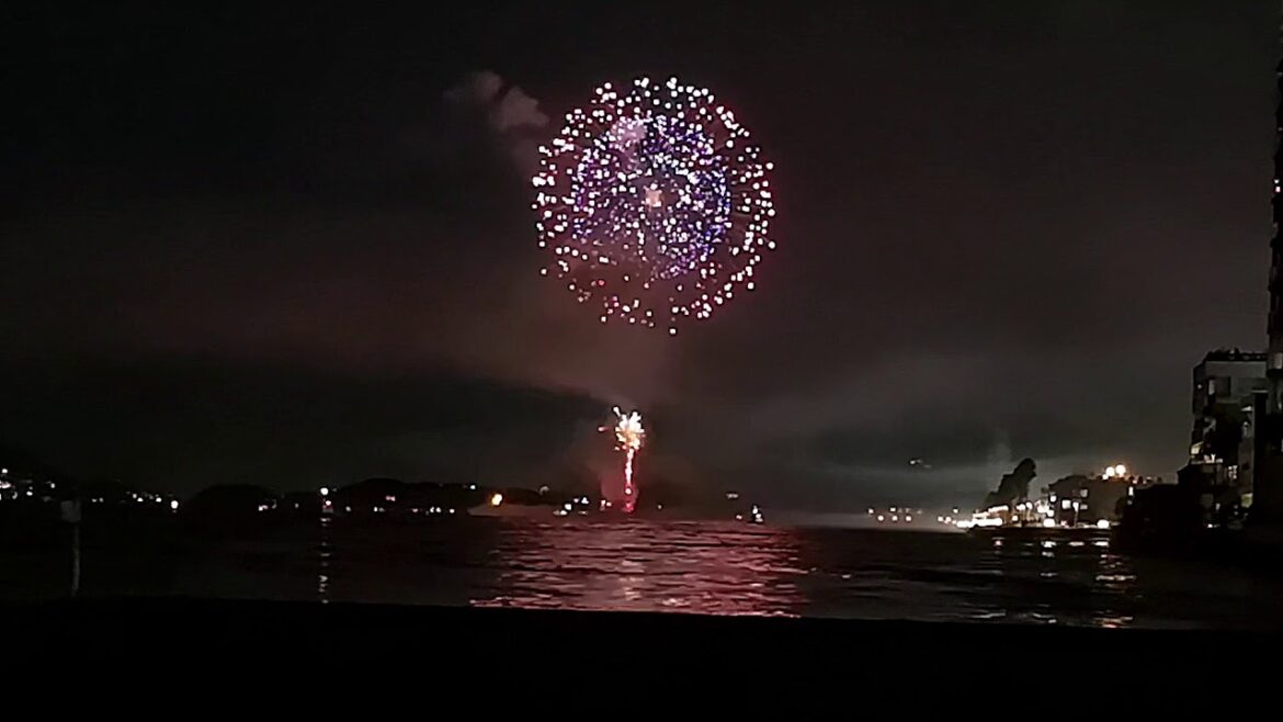 関門海峡花火大会 2019 下関側