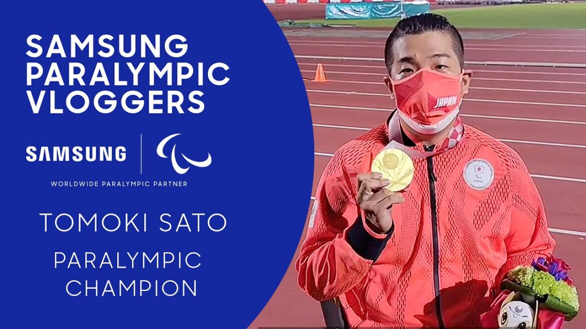 佐藤智紀選手が東京2020で金メダルを獲得した日！ | |ブログ 3 |サムスン パラリンピック ビデオブロガー