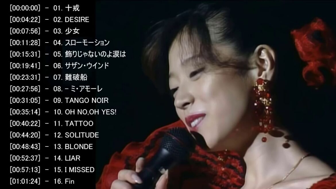 中森明菜  の最高の歌   Best Songs Of 中森明菜 Greatest Hits 2022