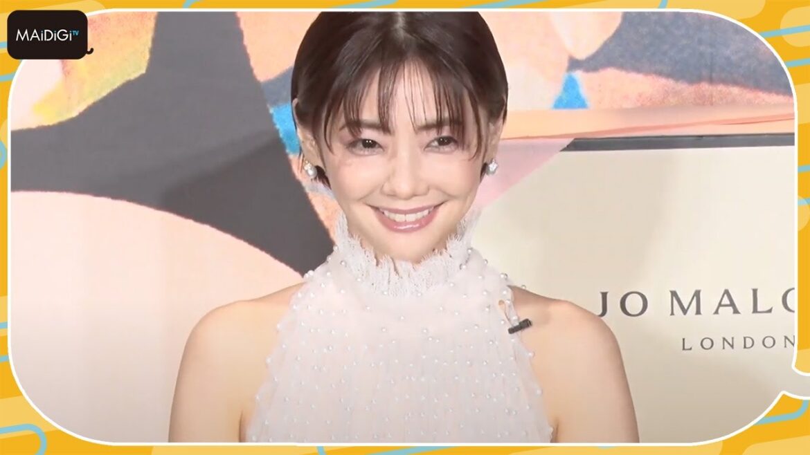 倉科カナ、ノースリーブドレスですらり腕出し　美脚も披露　「Jo Malone London Ohanami Celebration」アンバサダーに就任