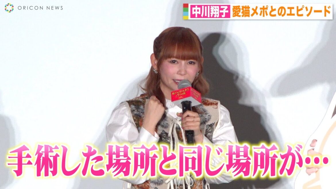 中川翔子、しこり除去手術後初公の場　愛猫メポとの入院中の秘話を明かす　映画『長ぐつをはいたネコと9つの命』ジャパンプレミア