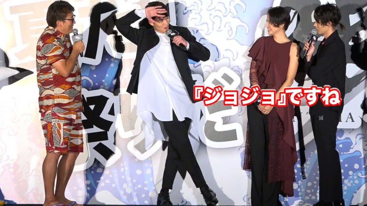 『銀魂』カオスな舞台あいさつ！岡田将生はジョジョ立ち、小栗旬は報道否定 映画『銀魂』初日舞台あいさつ Part.3