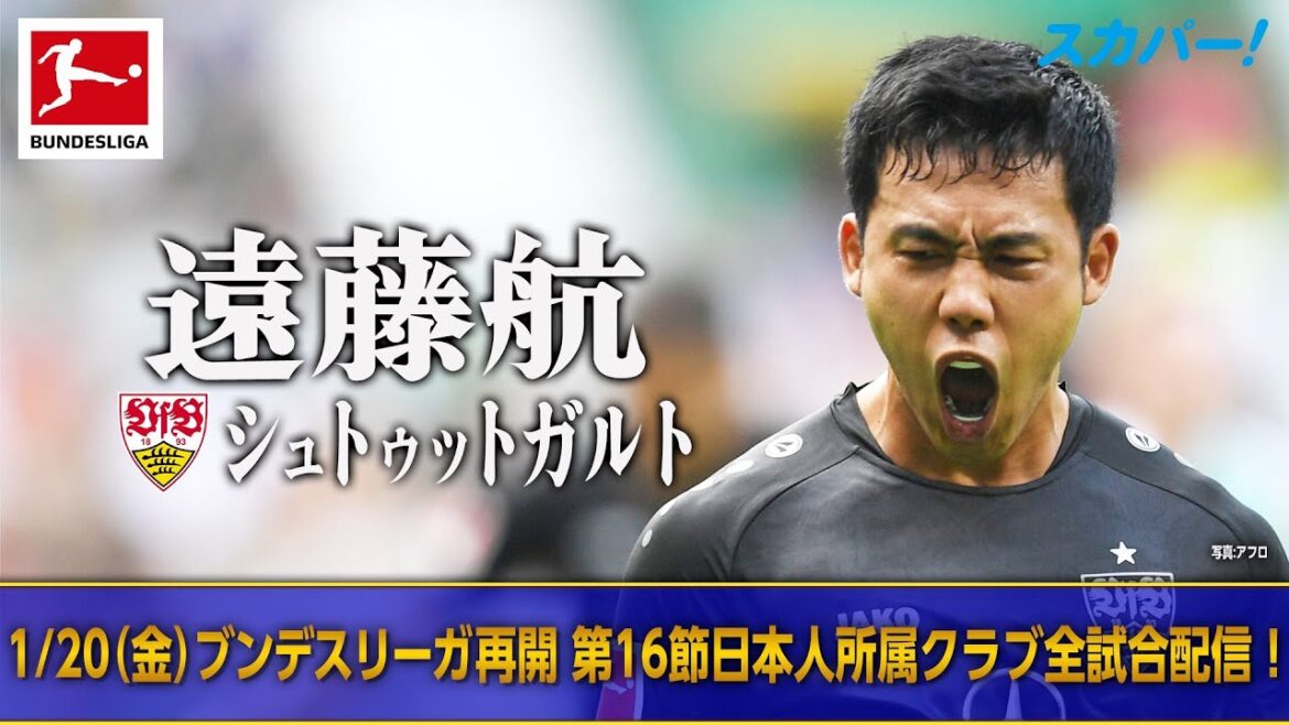 【1/20(金)ブンデスリーガ再開!】遠藤航(シュトゥットガルト) 22/23 ドイツ ブンデスリーガ 【1/20(金)ブンデスリーガ再開!】遠藤航(シュトゥットガルト) 22/23 ドイツ ブンデスリーガ