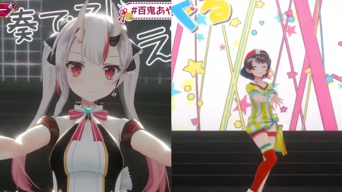 【ホロライブ切り抜き】ハイタッチ☆メモリー (小倉唯) 【大空スバル/百鬼あやめ】比較