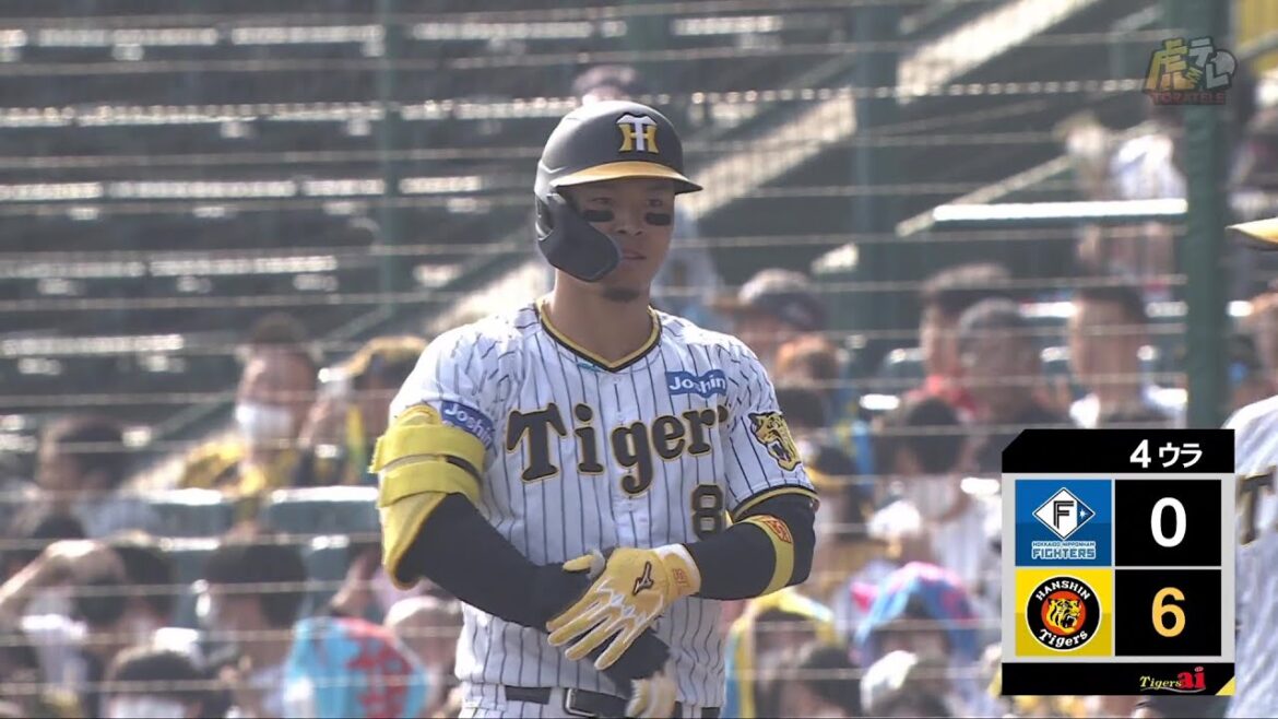 【快音】佐藤輝明、初球を捉える！強烈な打球に相手は反応し切れずタイムリーヒットに！【2023/3/10Ｔ－Ｆ】