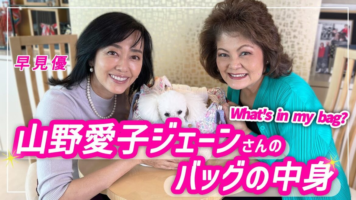 山野愛子ジェーンさんにバッグの中身を見せてもらいました！