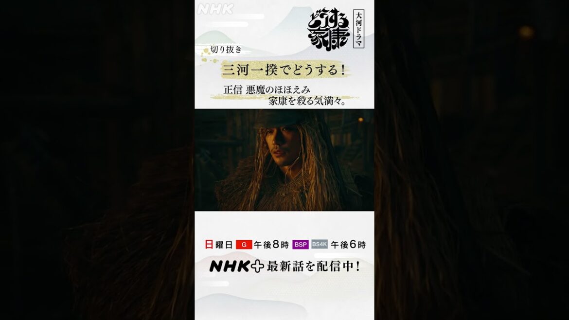 本多正信(松山ケンイチ)の不敵な笑み。裏切られた家康(松本潤)は… | 大河ドラマ「どうする家康」| NHK | #shorts