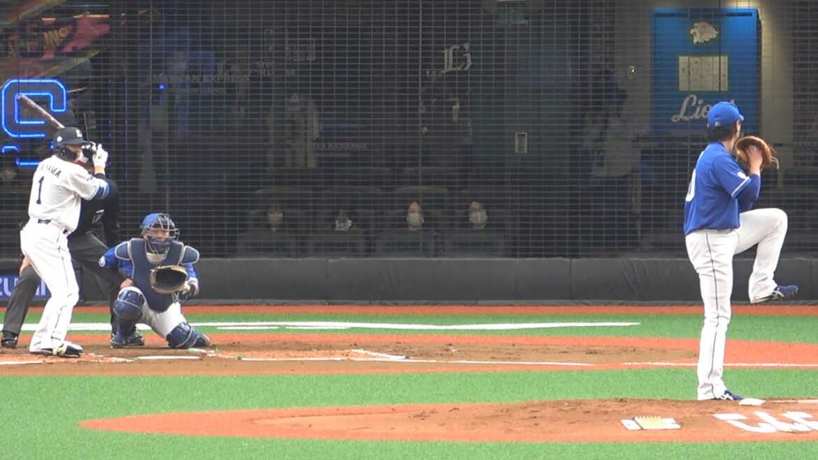 涌井が古巣西武戦で移籍後初先発！抜群のコントロールで3回パーフェクトの全投球！ (2023/03/08)