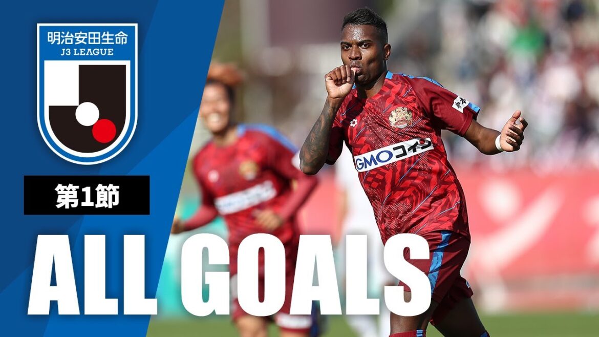 Ｊ３第1節の全ゴールまとめ！ALL GOALS：明治安田生命Ｊ３第1節