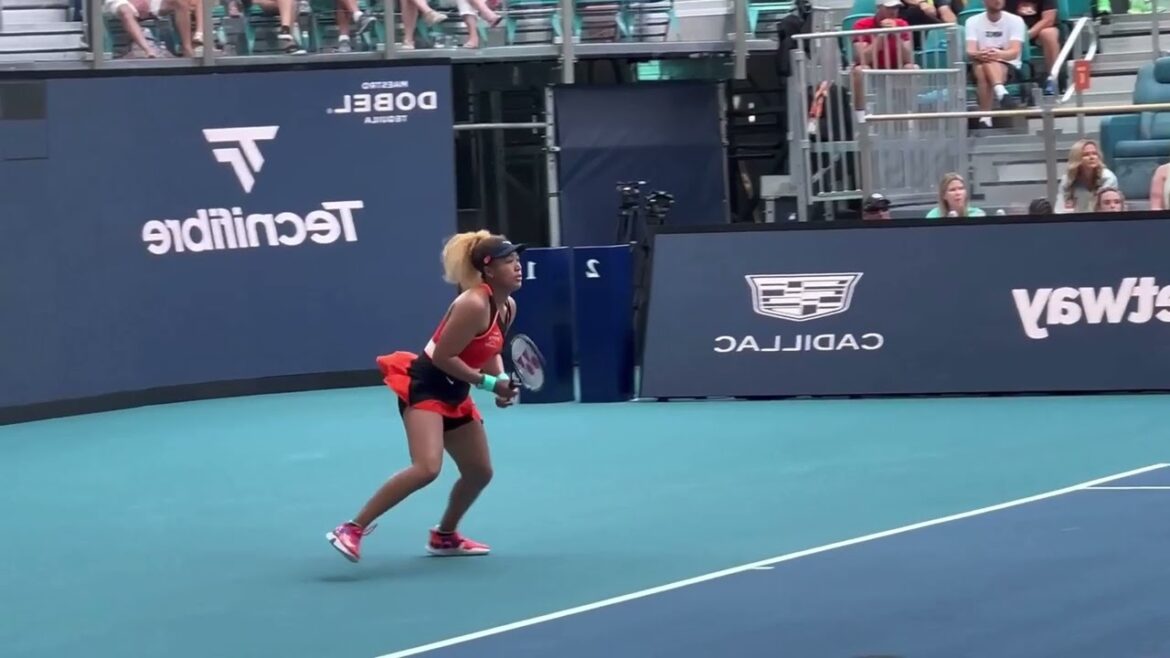 左利き編集の大坂なおみのバックハンドストローク（スロー）/ Naomi Osaka Backhand Stroke Slow Motion 【Lefty】 [A2]