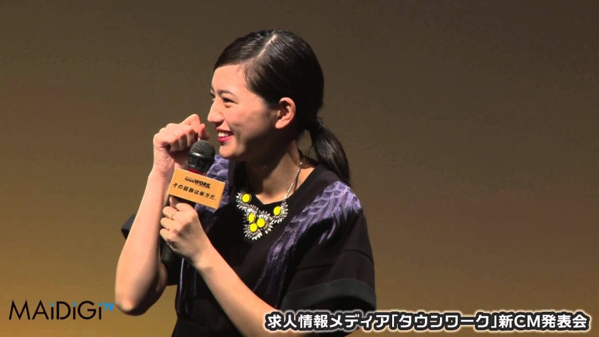 川口春奈、憧れの職業は大型トラック運転手！ハンドルさばきも披露　｢タウンワーク｣新CM発表会(3）