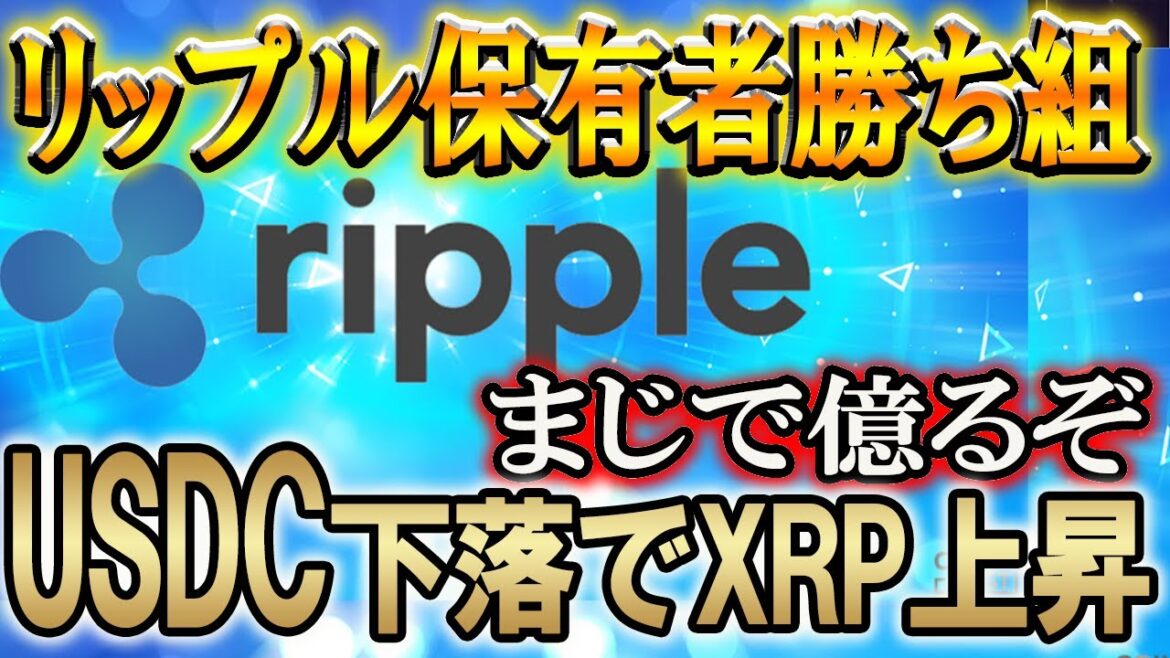 リップルがえらいことになります！今すぐXRPを大量に交流してください！【仮想通貨/暗号資産】USDC