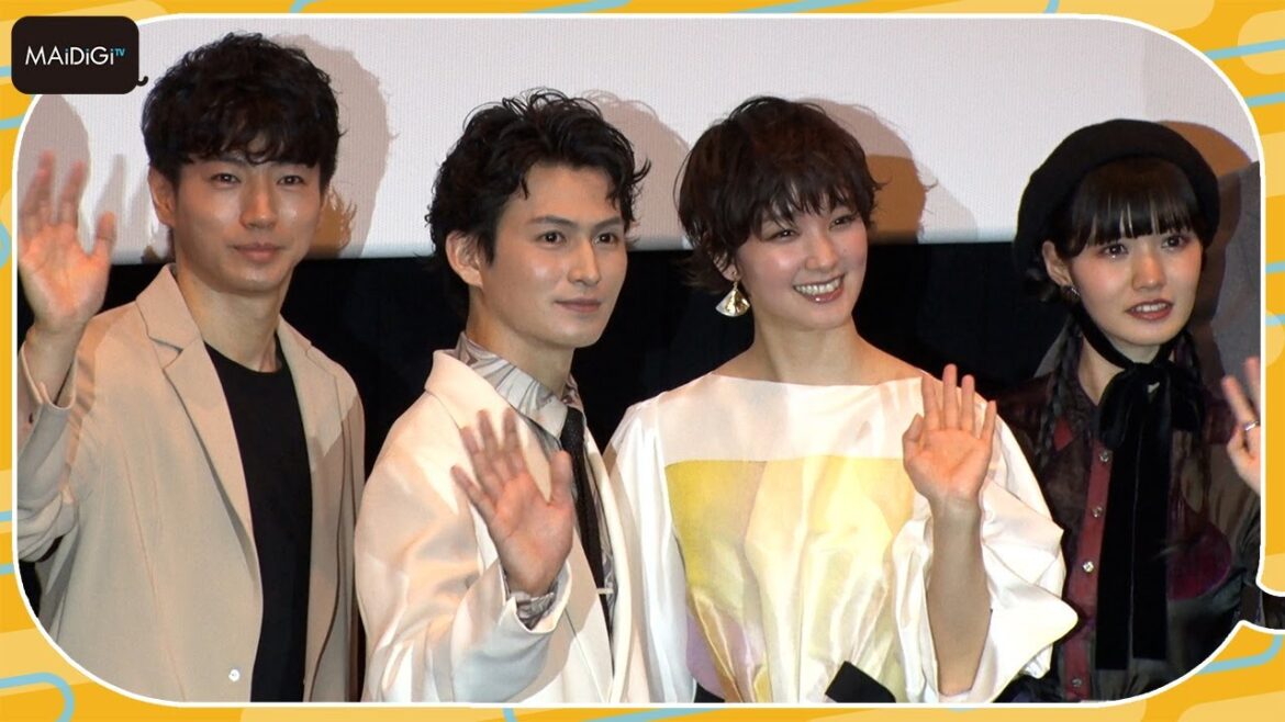剛力彩芽「私はおりょうになれる」“坂本龍馬”松田凌の存在感で確信　映画「仁義なき幕末 -龍馬死闘篇-」初日あいさつに登場
