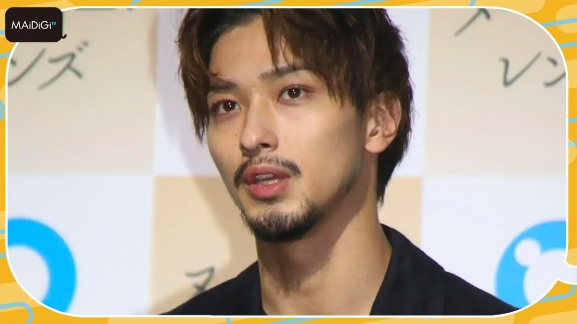 横浜流星、“無精ひげ”姿でワイルドに！チャームポイントは“上がっているまつ毛”  「hoyaONE」CM発表会に登場