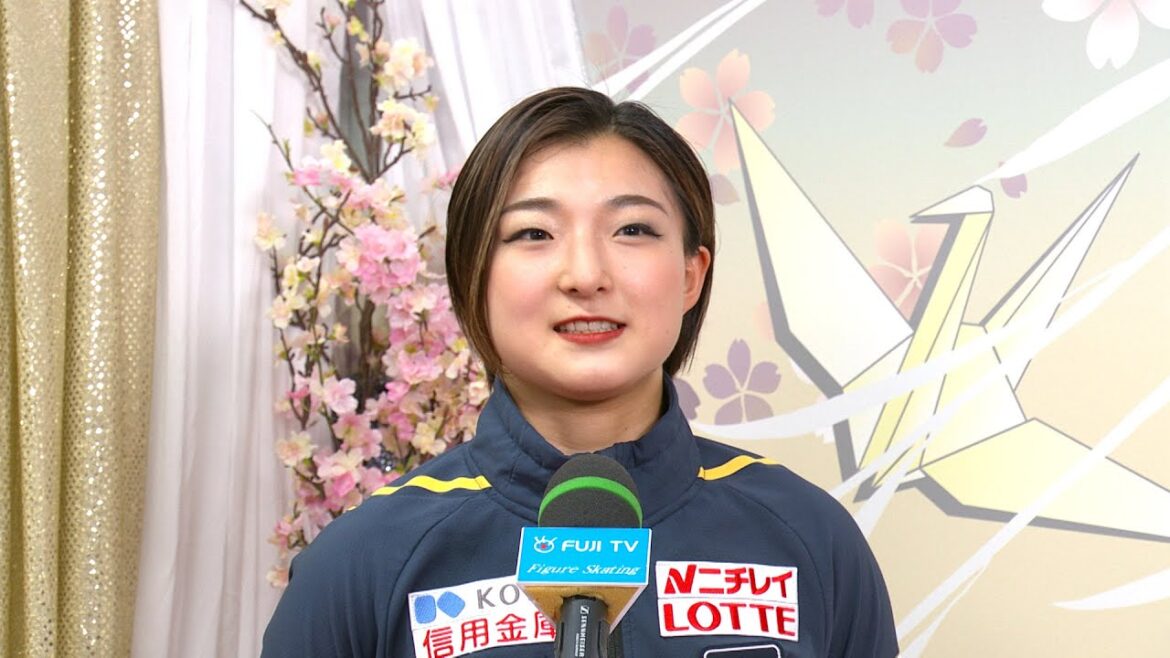女子SP 坂本花織選手 演技後インタビュー【世界フィギュアスケート選手権2023】 女子SP 坂本花織選手 演技後インタビュー【世界フィギュアスケート選手権2023】