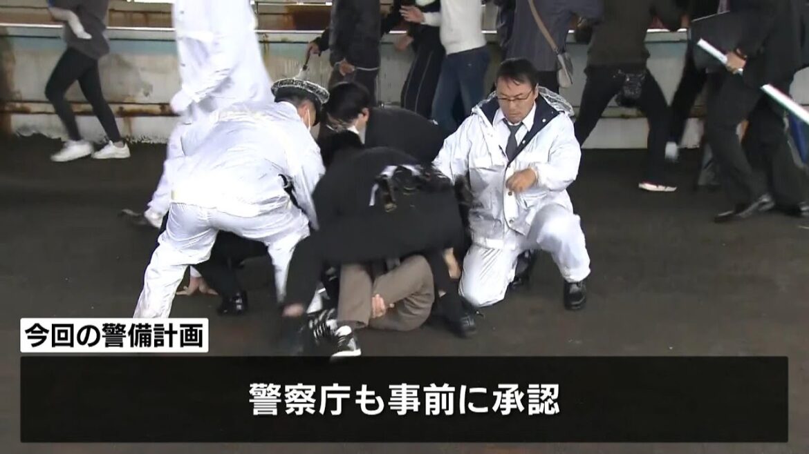「爆発で警察官が腕縫うケガ」安倍元総理銃撃事件の後に作られた警護要則に基づき警護（2023年4月15日）