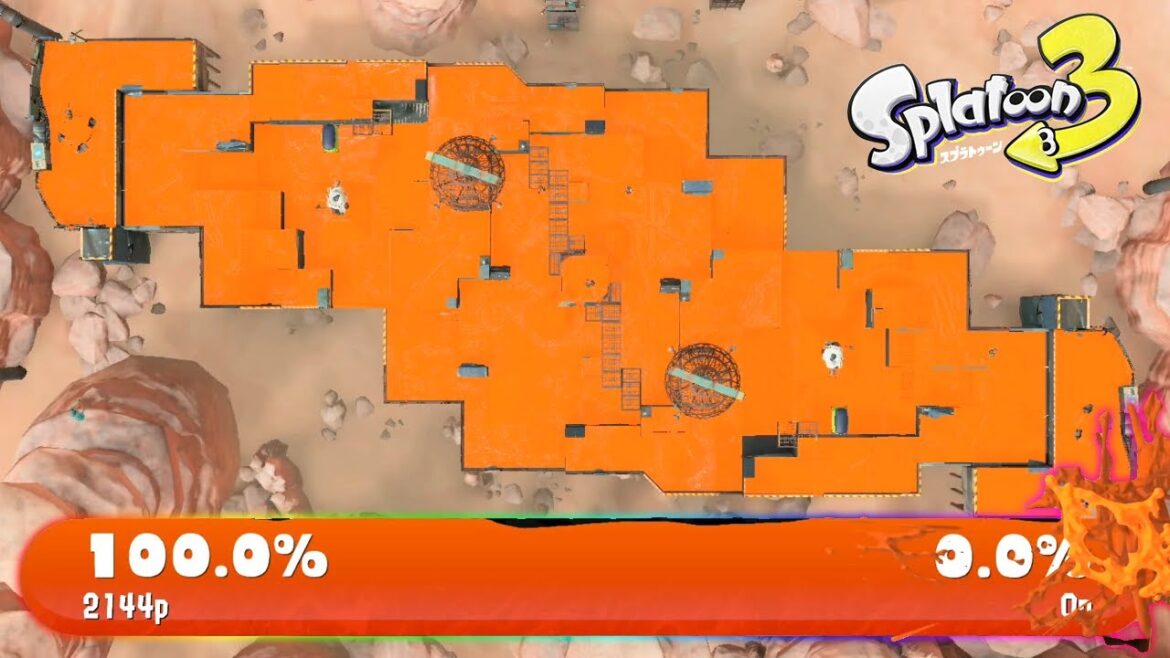 【史上初】実は発売当初から塗り100%は達成可能でした【スプラトゥーン3】