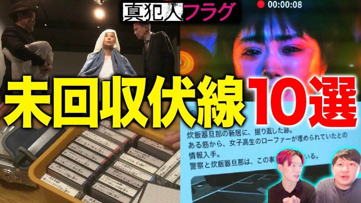 【真犯人フラグ】Hulu編観てもまだ謎な10の未回収伏線を徹底検証▽本木と真犯人の繋がり▽橘一星の未解明行動▽魔王の娘【西島秀俊 芳根京子 生駒里奈 香里奈 田中哲司 迫田孝也 佐野勇斗 上島竜兵】