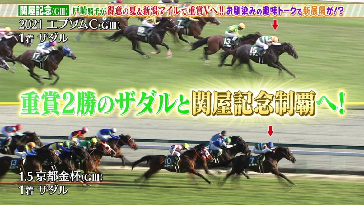 【関屋記念】戸崎圭太騎手に新事実が発覚！得意の新潟マイルで重賞2勝のザダルと制覇へ！