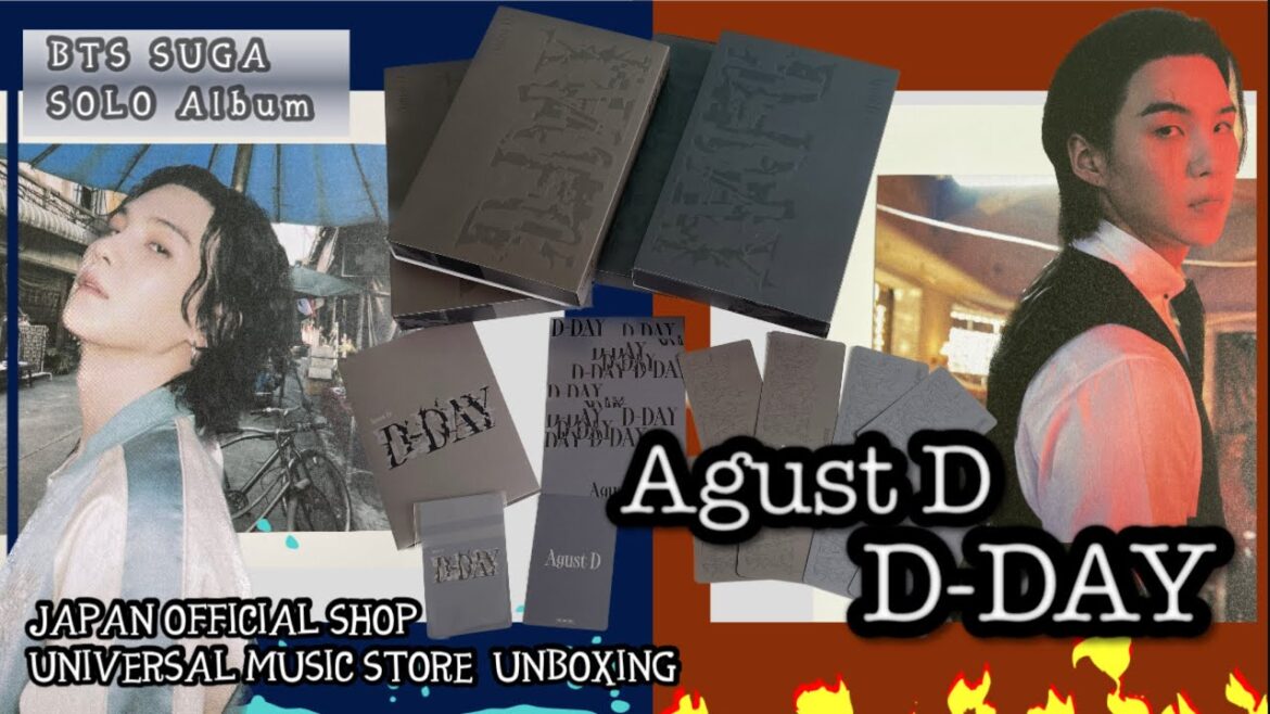 【BTS UNBOXING】Agust D D-DAY 推しのソロアルバム開封！ BTS SUGA JPFC UMS 2形態SHOP特典