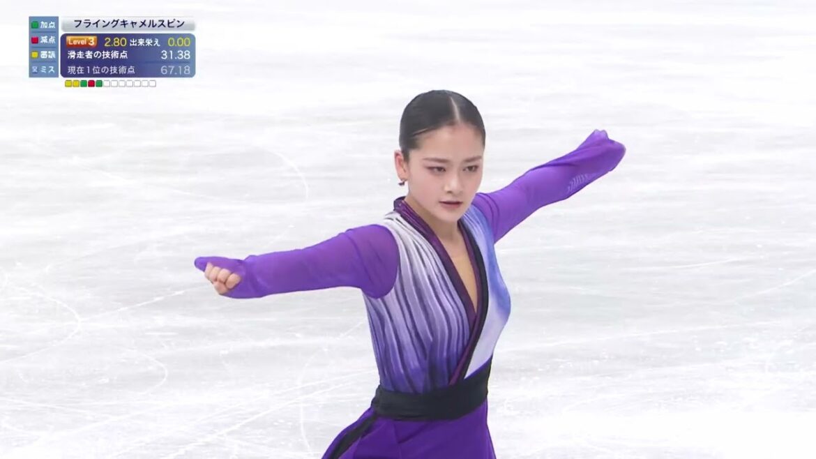 女子FS 渡辺倫果選手＜ノーカット＞【世界フィギュアスケート選手権2023】