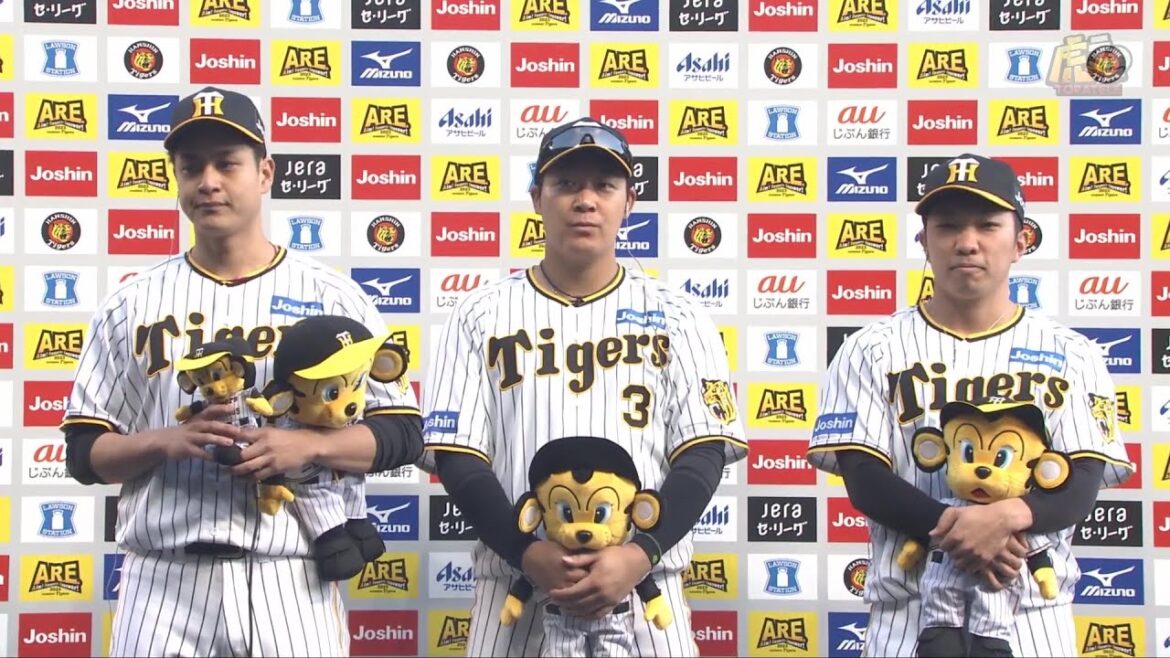 【大竹投手、大山選手、石井投手のヒーローインタビュー、岡田監督インタビュー】 4月8日(土) 阪神vsヤクルト（甲子園）