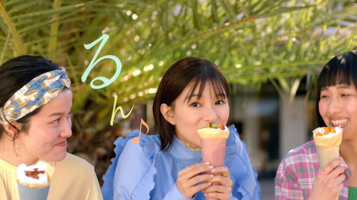 芳根京子、るんるん♪でグルメ＆ショッピングを堪能！　三井アウトレットパーク新CM
