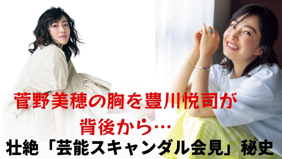 【菅野美穂】菅野美穂のバストを豊川悦司が後ろから...。