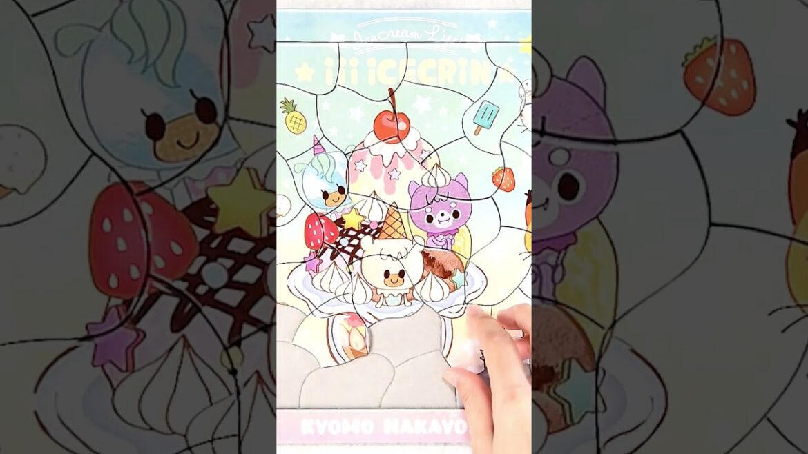 iii あいすくりん おもちゃ 子供向けパズル 55ピースをやってみた！ icecrin toy puzzle #shorts