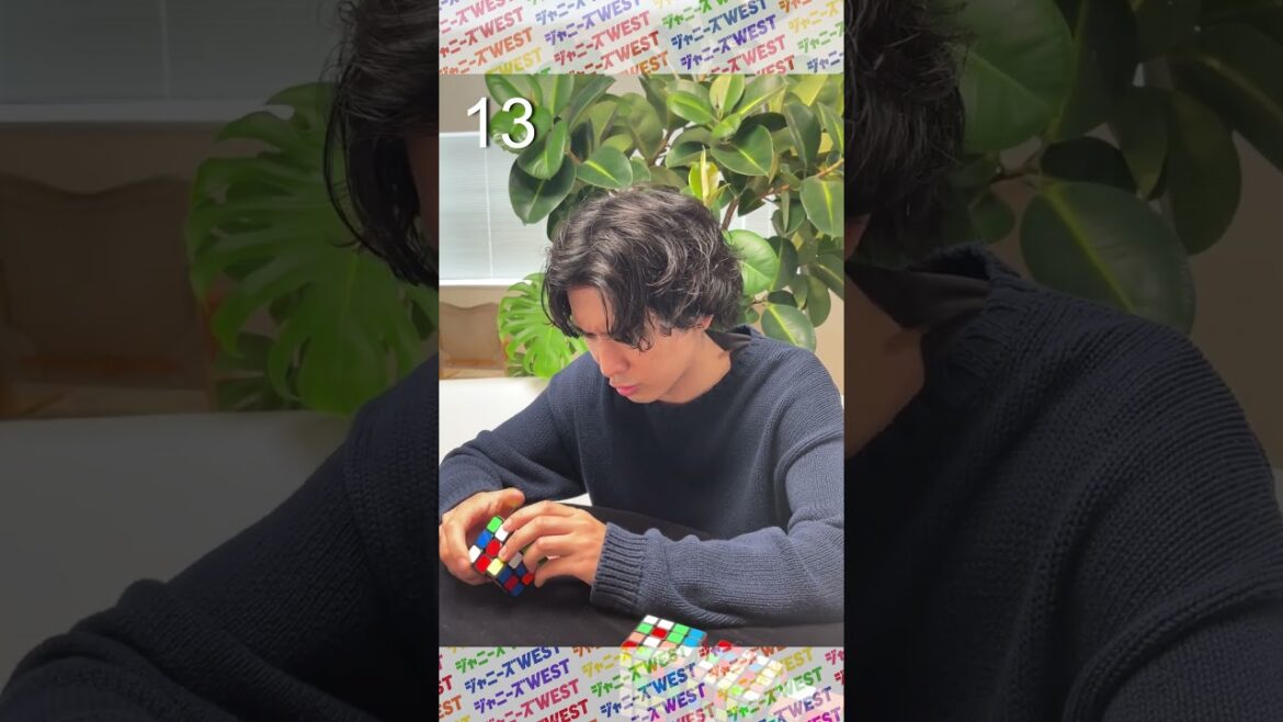 🌈ジャニーズWEST流🌈ルービックキューブチャレンジ！ 藤井流星編