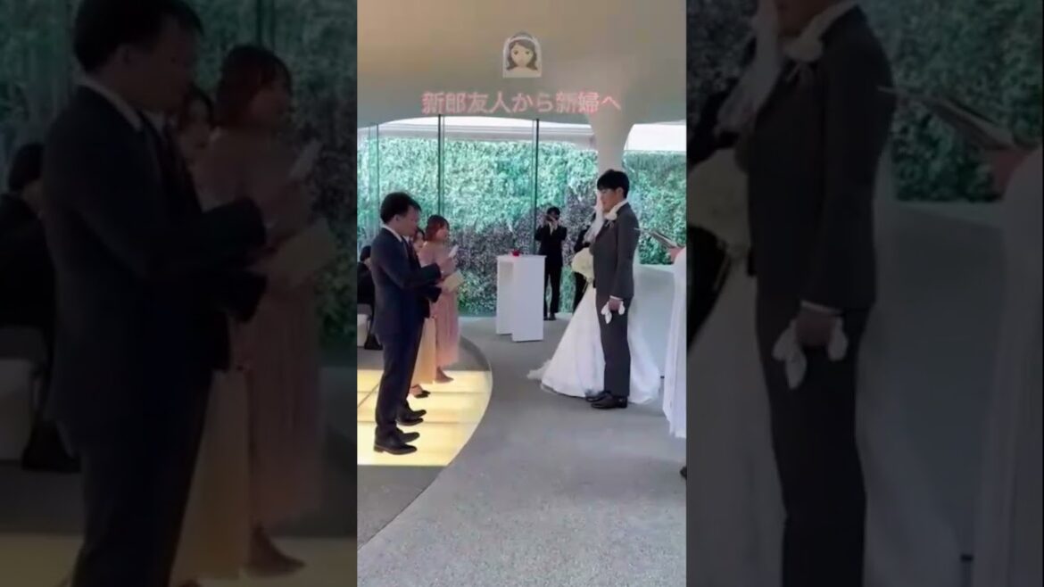 人前式だからこそしたい結婚宣言🕊✨🤍立会人のご友人に問いかけてもらい　新郎新婦が誓う素敵な宣言でした👏🏼