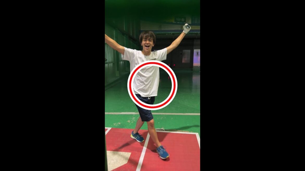 【高校野球で話題】スイッチヒッターみたいに両打ちできるまで帰れません！#twins #パワスピ #shorts #甲子園 #バッティングセンター