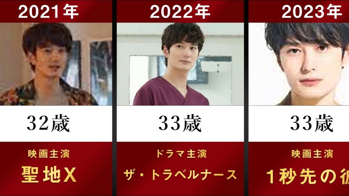 【ザ･トラベルナース】俳優 岡田将生の主なドラマ・映画を年齢順に並べてみた【1秒先の彼 聖地X CUBE ドライブマイカー Arc 大豆田とわ子と三人の元夫 さんかく窓の外側は夜 なつぞら 朝ドラ】