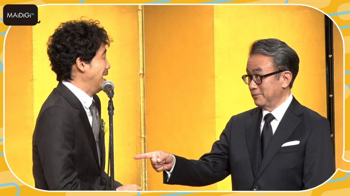 大泉洋、爆笑スピーチ　三谷幸喜と漫才のような掛け合い披露　「鎌倉殿の13人」源頼朝役にぼやき連発