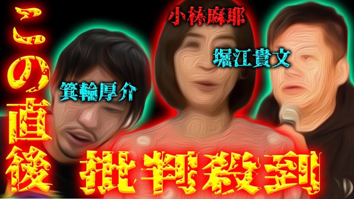 小林麻耶を揶揄したホリエモンに批判殺到！許せない！ 海老蔵 堀江貴文 國光吟 箕輪厚介 あきら君 暴露 ガーシー 東谷義和