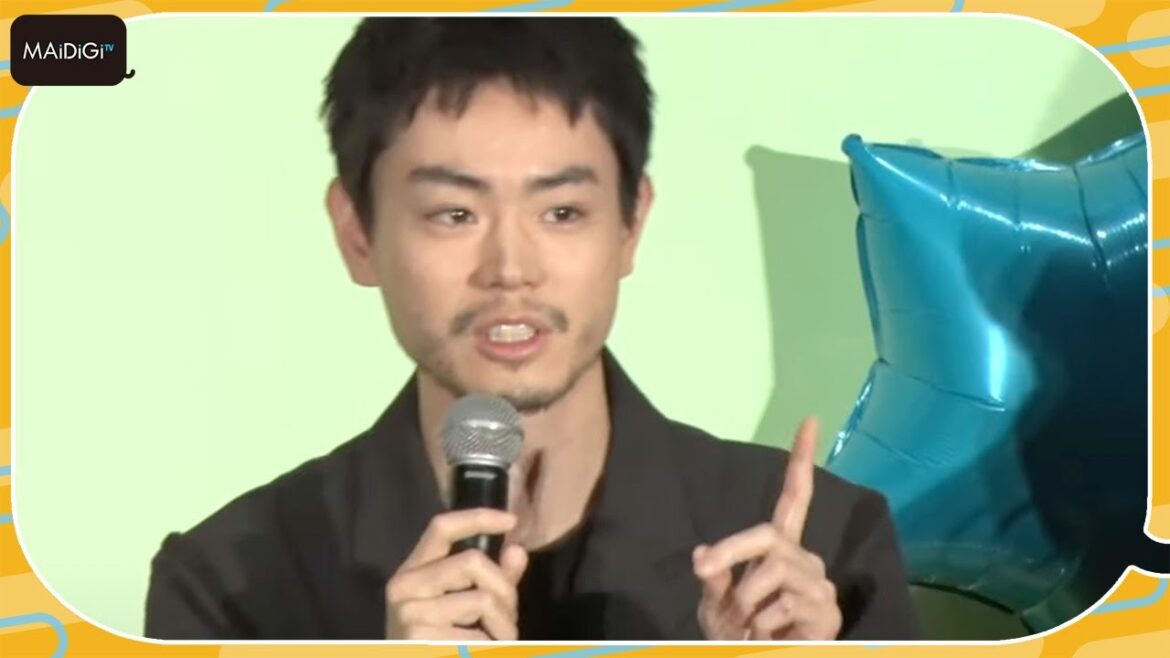 菅田将暉「電信柱の影を探せ」と意味深アピール　役所広司らと映画「銀河鉄道の父」初日あいさつ