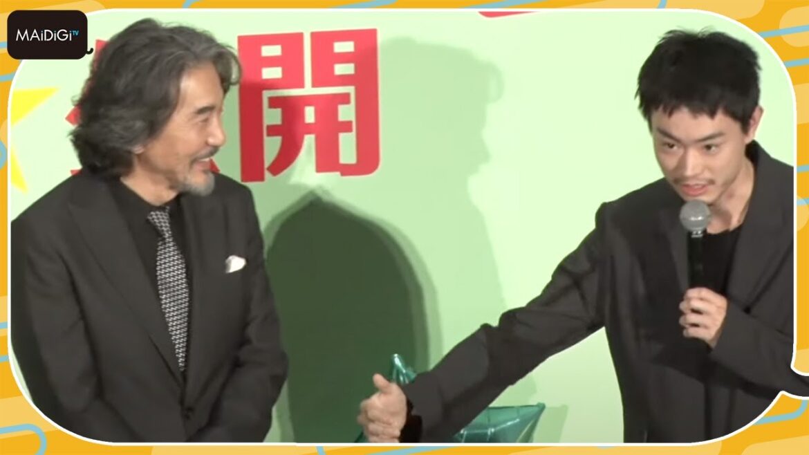 役所広司「仮面ライダーやっているし…怖かった」菅田将暉とのアクションシーンを振り返る　映画「銀河鉄道の父」初日あいさつ