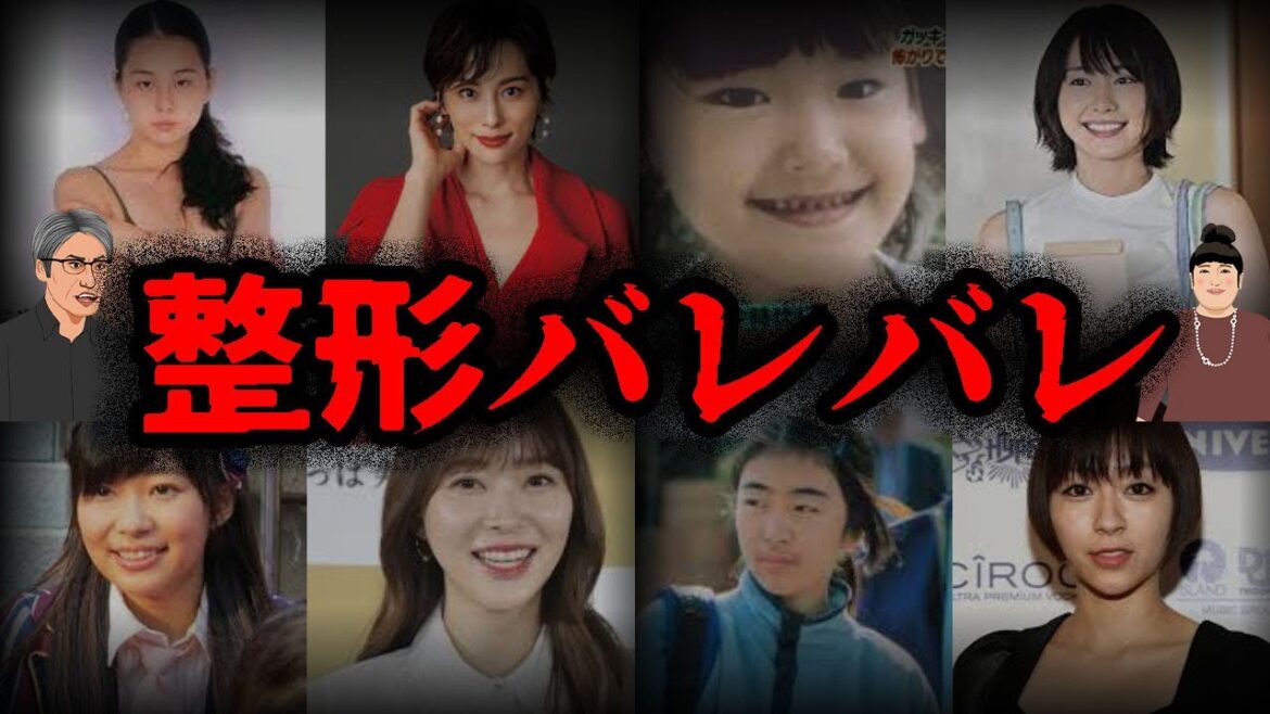 【もはや別人】昔と顔が違いすぎて整形バレバレな芸能人7選【ゆっくり解説】