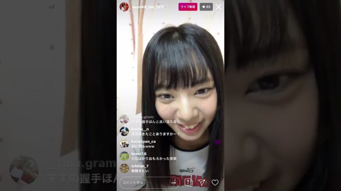 🎵僕の打ち上げ花火🎶  #山田寿々 #Instagram #live 20190729 20:30