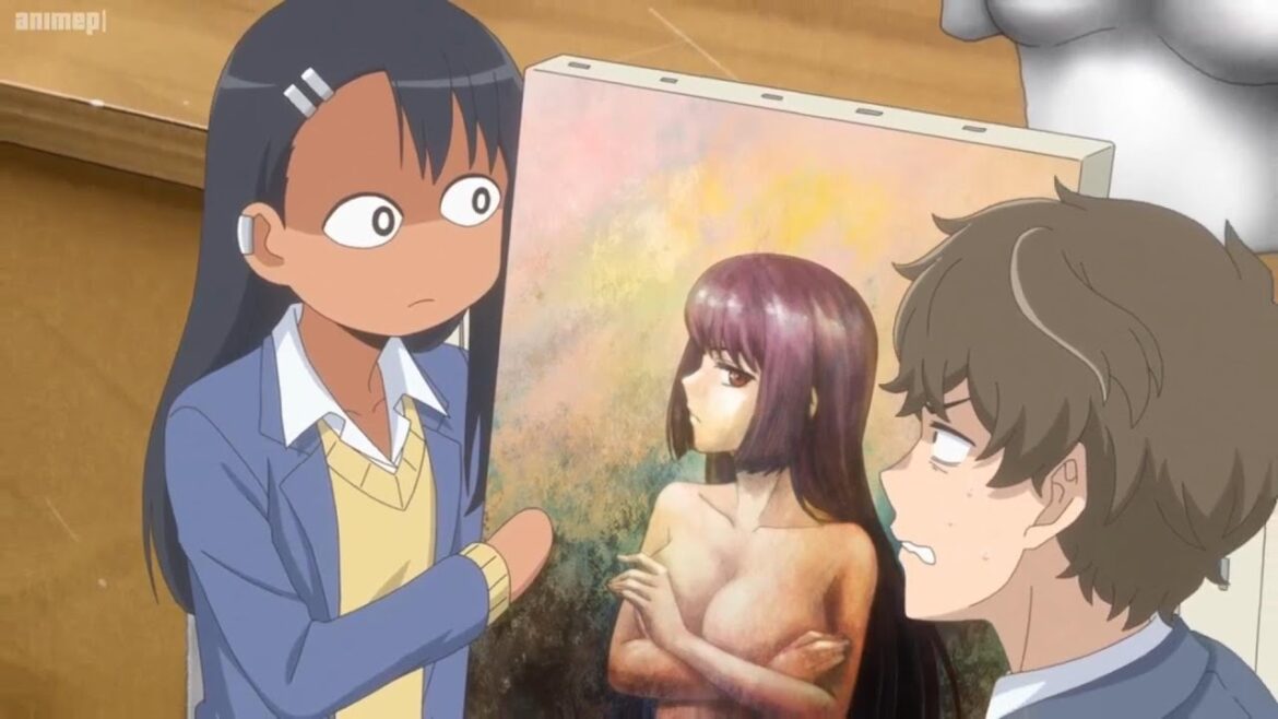 selling senpai's paintings ~ Ijiranaide, Nagatoro-san 2nd Attack Episode 8, イジらないで、長瀞さん