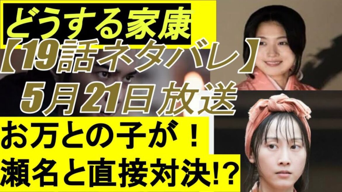 大河ドラマ【どうする家康19話予告ネタバレ】松井玲奈（お万）との子ができ、有村架純（瀬名/築山殿）と直接対決「お手つきして」あらすじ　5月21日放送