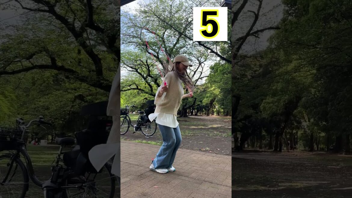 公園でガチで二重跳びする後藤真希 #shorts